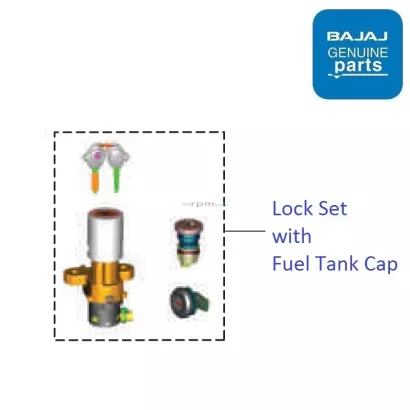 Bajaj v15 lock set price shop