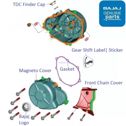 Bajaj Pulsar NS160 2017 18 Magneto Cover