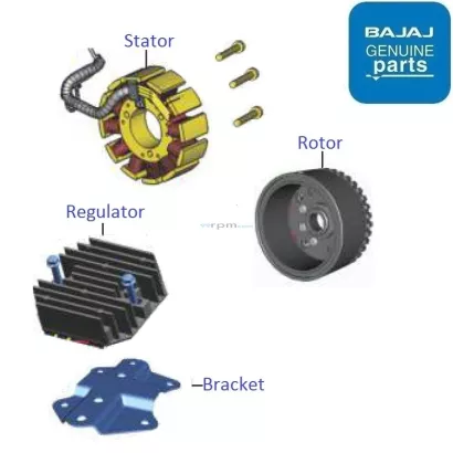 Pulsar rs 200 hotsell magnet coil price