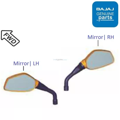 New dominar shop 400 mirror price