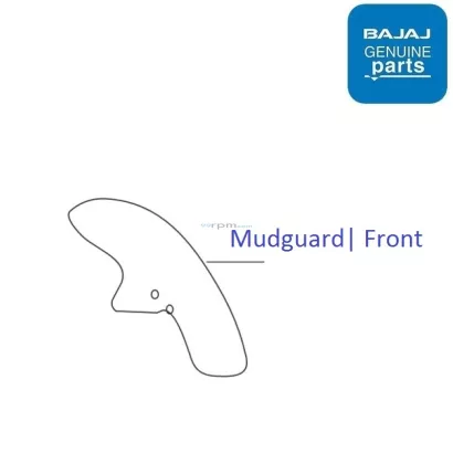 bajaj avenger front mudguard price