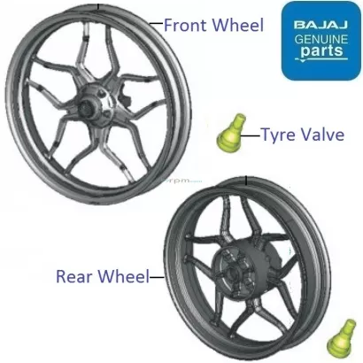 Pulsar 150 back on sale rim price