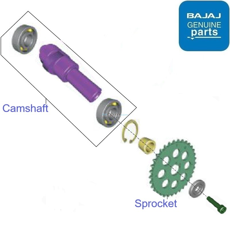 Bajaj Pulsar NS160 (USD Fork, 2023) Camshaft