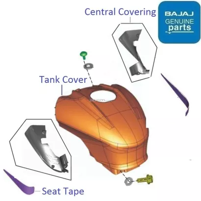 Pulsar 200 ns tank side cover price top