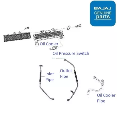 Pulsar 220 oil cooler price Clearance