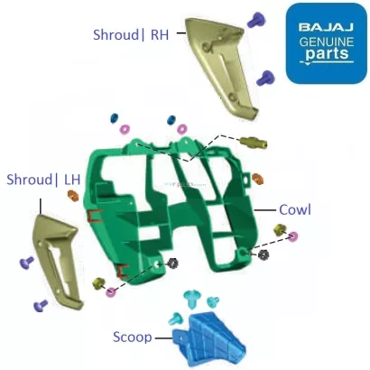 Pulsar ns160 tank clearance cover