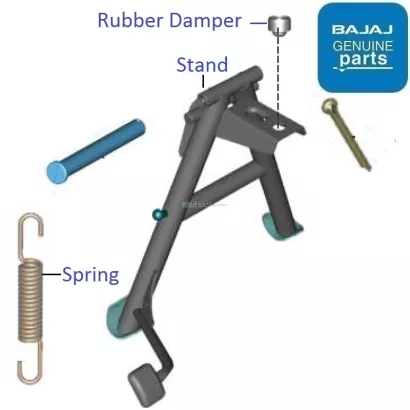 Bajaj platina top side stand price