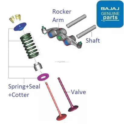 Platina 100 BS6 2020 21 Engine Valve