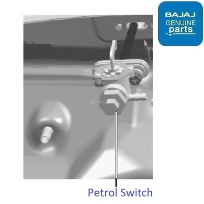 Platina 100 petrol tank outlet