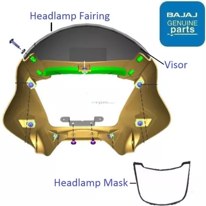 Bajaj platina comfortec visor price sales