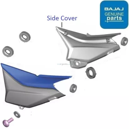 Bajaj platina side panel clearance