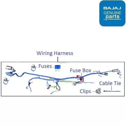 Bajaj platina 100cc top wiring price
