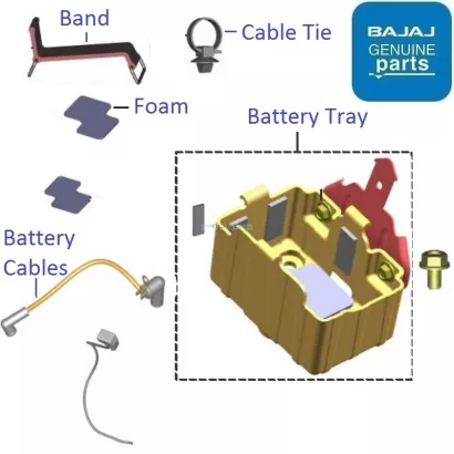 platina 100 bike battery price
