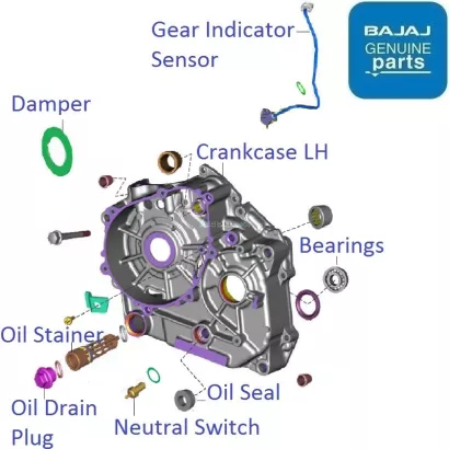 Bajaj platina crank new arrivals price