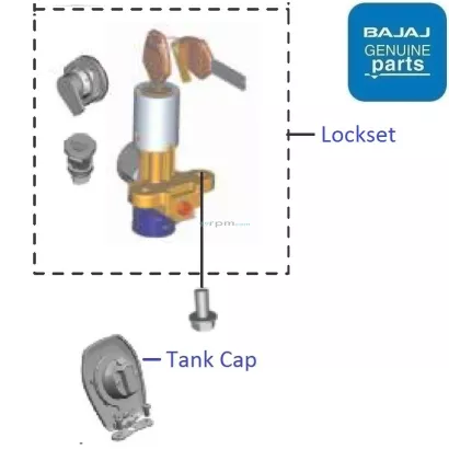 bajaj platina lock price