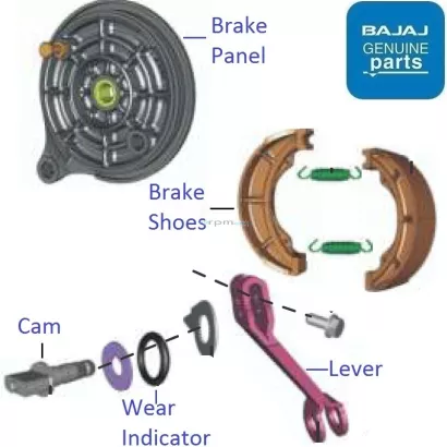 platina 125 disc brake