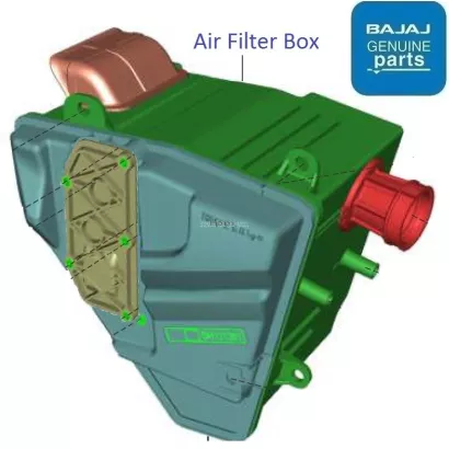 Pulsar 150 filter box price 2025