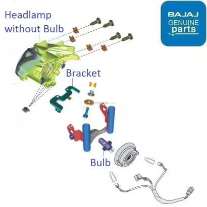 Bajaj pulsar cheap 125 headlight price