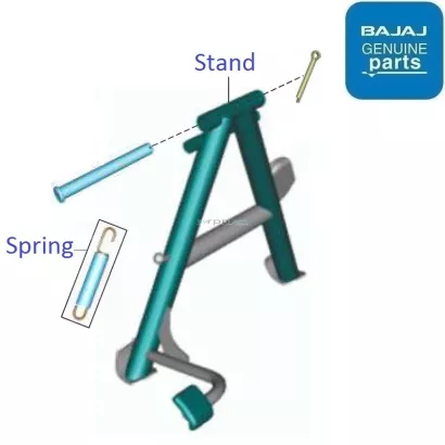 Bajaj Pulsar 125 Split Seat BS6 2020 21 Center Stand