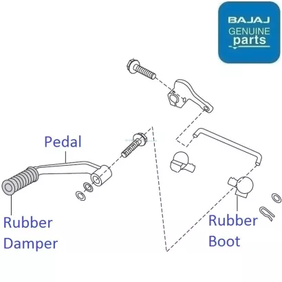 Pulsar 220 hotsell gear lever price