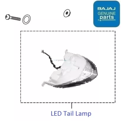 Bajaj pulsar 135 hotsell tail lamp