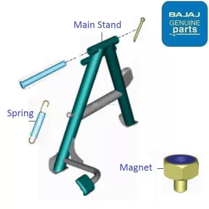 Bajaj pulsar 150 center stand price clearance