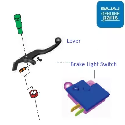 Bajaj pulsar 150 cheap light switch price