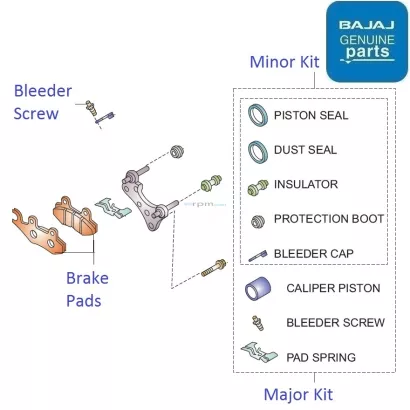 Pulsar 150 disc brake kit price clearance