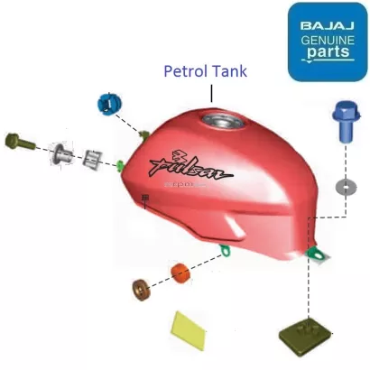 Bajaj Pulsar 150 BS4: Petrol Tank