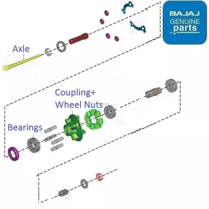 pulsar 150 back wheel