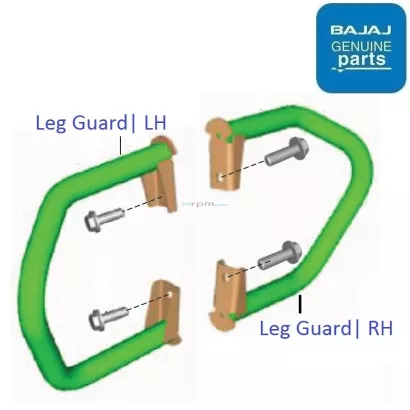 Pulsar 150 leg guard price store