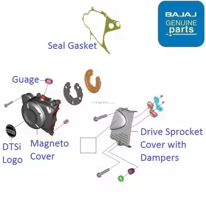 Pulsar 150 shop magnet cover price