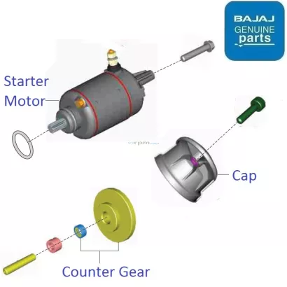 Bajaj pulsar 150 self start sale motor price