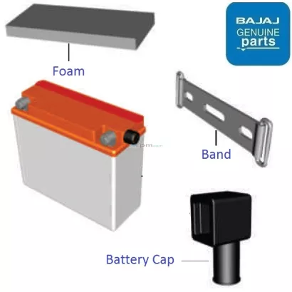Pulsar 180 shop bike battery