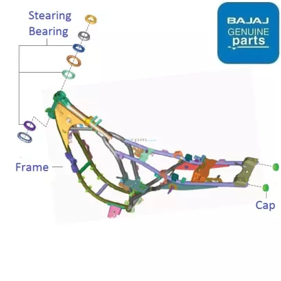 Pulsar 180 top body parts