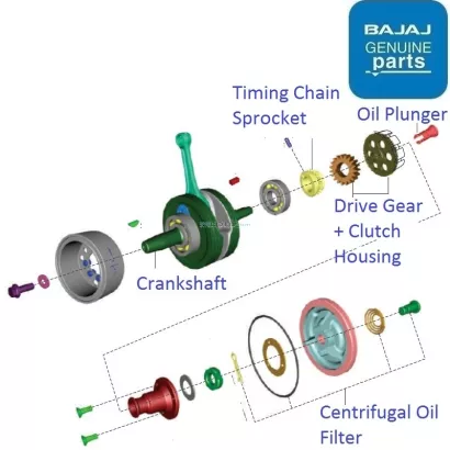 Pulsar 180 crankshaft price online