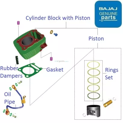Pulsar 180 piston hotsell price