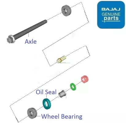 Pulsar 180 rear new arrivals wheel bearing price