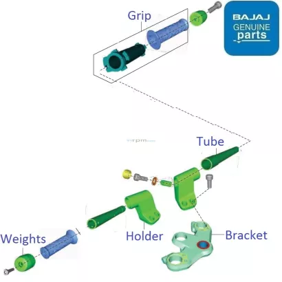 Pulsar 220 handle holder bracket price sales