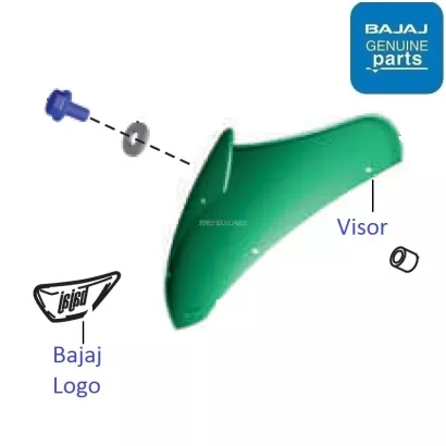 Pulsar 180 store head visor price