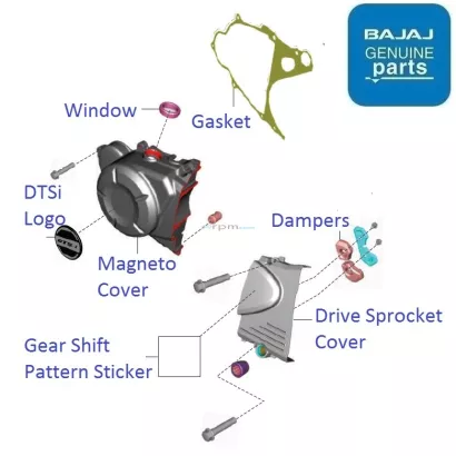 Pulsar 180 engine guard sales