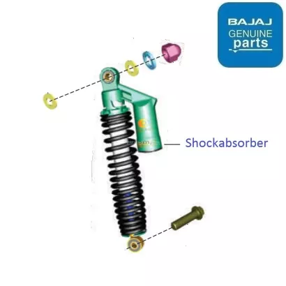 Pulsar 180 rear suspension clearance price