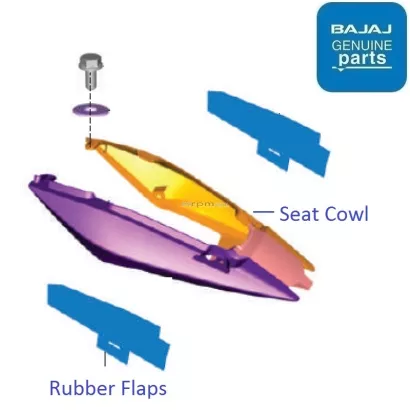 Bajaj pulsar 180 store seat cowl price