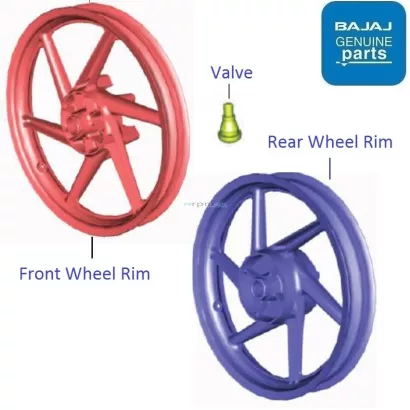 Pulsar 180 rear rim price sale