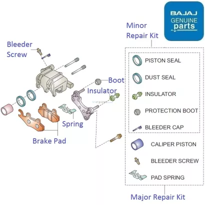 Pulsar 180 hotsell brake caliper price