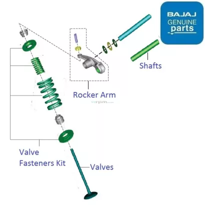 Bajaj Pulsar 180F Neon Engine Valves