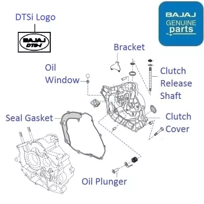 pulsar 180 clutch cover price