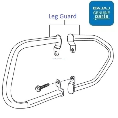 Pulsar 180 leg guard price best sale