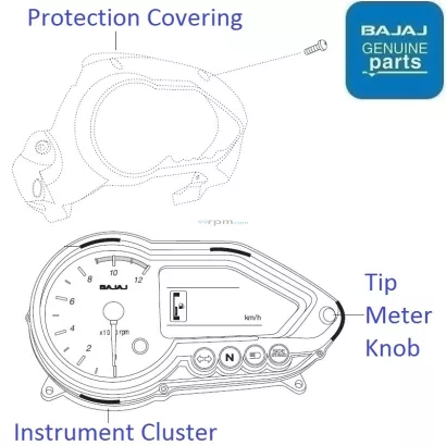 Pulsar 180 UG4 BS3 2009 16 Speedometer