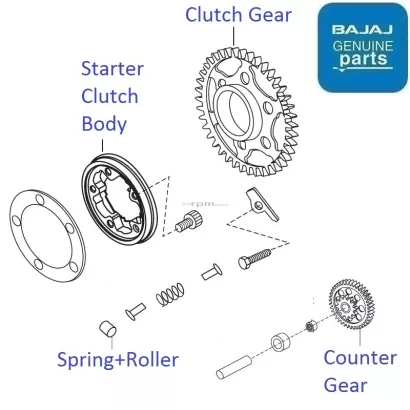 pulsar 180 clutch kit price